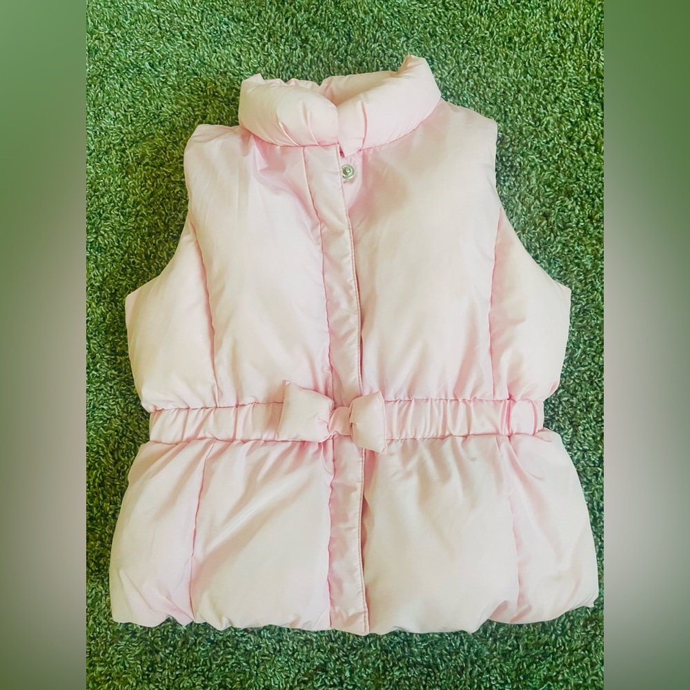Toddler Girl Pink Puffer Vest